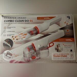 Sharper Image Combo Clean Go 01 - White and Orange